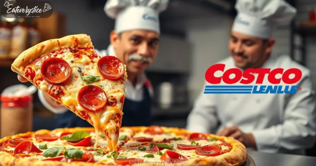 1 Eat Every Slice chef of a Costco pizza slice Eat Every Slice chef of a Costco pizza slice