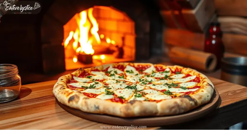 5 Eat Every Slice Eat Every Slice cheese pizza well prepared with different type of cheese, with a woman chef Eat Every Slice Eat Every Slice cheese pizza well prepared with different type of cheese, with a woman chef